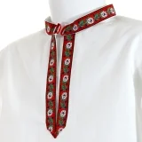 Detská folklórna košeľa ADAMKO - viskózová stužka