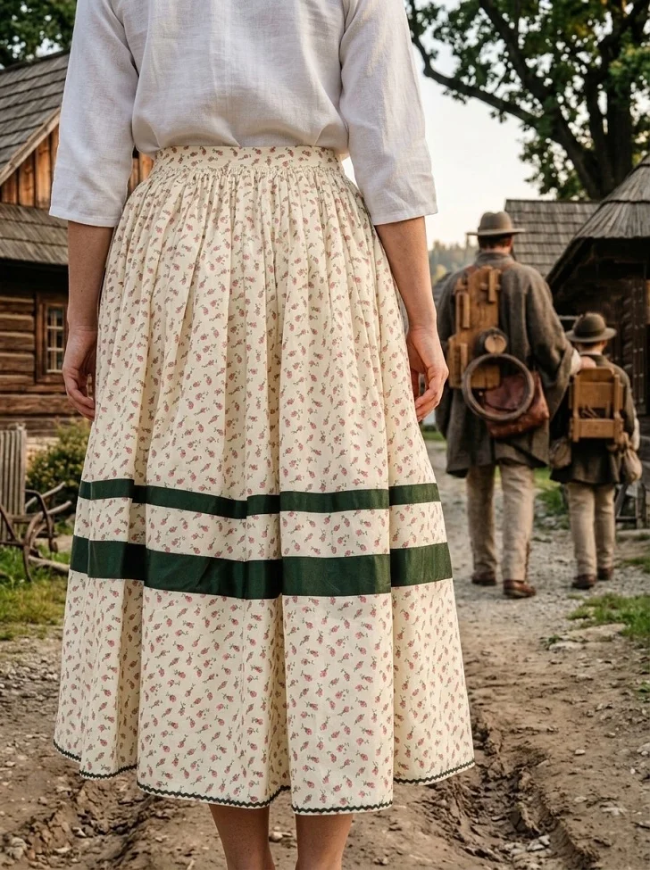 Slovenská matka vyprevádza muža drotára a syna do sveta